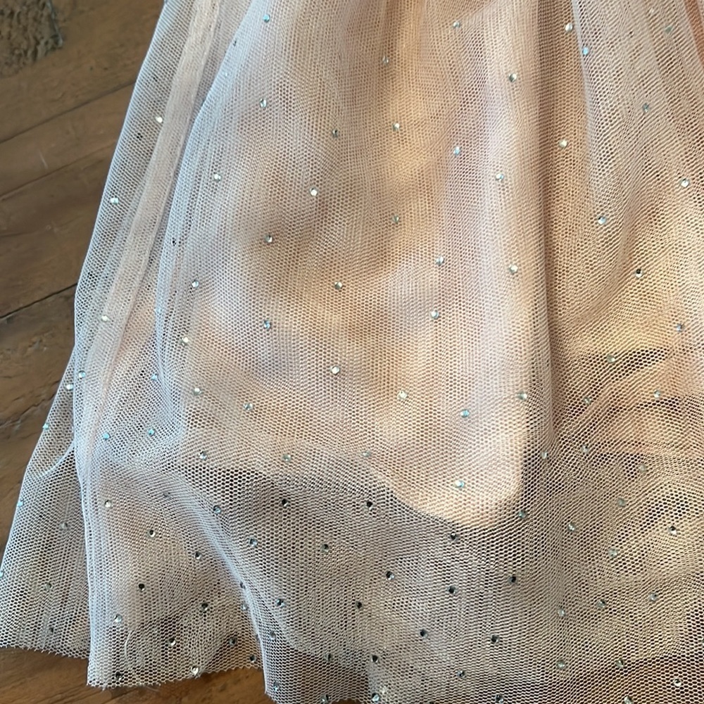 Stella McCartney pink silver metallic tulle skirt - Picture 3 of 8